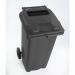 Wheelie Bin 240L - Grey C/W Slot And Lid