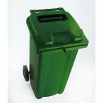 Wheelie Bin 360L - Green C/W Slot And Li