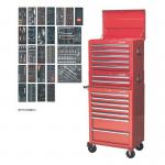 14 Drawer Toolchestcombination - 1179 Pieces Red 378194