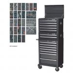 14 Drawer Toolchestcombination - 1179 Pieces Black 378195