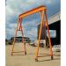 The slingsby lifting equipment heavy duty gantries appear sturdy and strong, with an out-braced design and a 2000kg weight capacity. The span stretches 3000mm, providing ample room for lifting large items. The equipment features a sleek design and is suitable for heavy-duty use.
