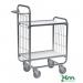 Konga order picking trolleys with adjustable shelves, H x W x L - 1120 x 470 x 1195 with 2 shelves 380172