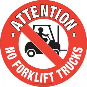 Floor Marker 430mm Dia. No Forklift Trucks 380438
