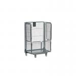 Large nestable A frame roll container with mesh sides 380525