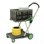 Clax folding trolley, green/grey 380827