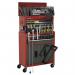 Tool Chest Combination 6 Drawer - Ball Bearing Runners - Redgrey with 170 P 381538