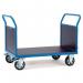 Fetra extra heavy duty platform trucks with brakes with double panel ends 381607