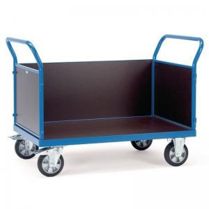 Fetra extra heavy duty platform trucks with brakes with double panel