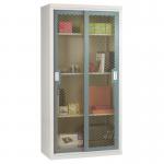 Sliding door cupboards - Mesh door 1830mm high, 915mm wide - Charcoal 381636