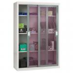 Sliding door cupboards - Mesh door 1830mm high, 1220mm wide - Charcoal 381640