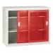 Sliding door cupboards - Mesh door 1020mm hight, 1220mm wide - Red 381643