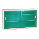 Sliding door cupboards - Mesh door 1020mm hight, 1830mm wide - Green 381646