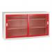 Sliding door cupboards - Mesh door 1020mm hight, 1830mm wide - Red 381647