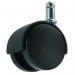 50 mm Twin Wheel Swivel Furniture Castor 50 Kg Capacity 381957