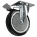 100 mm Swivel Castor Withbrake - Steelrubber Wxdxh: 135 X 148 X 80 381995