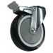 75 mm Swivel Castor Withbrake - Steelrubber Wxdxh: 107 X 135 X 62 382000