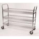 3T Basket Shelf Trolley 457X914X990