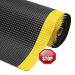 Anti Fatigue Mat with Slipresistant Backing 910 X 1500 Black Yellow 382882