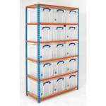 Boltless Shelving Painted With 15 Clear 