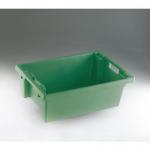 Coloured solid side stack and nest containers - 32L 382961