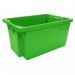 Coloured solid side stack and nest containers - 50L 382967