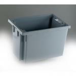 Coloured solid side stack and nest containers - 70L 382976