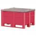 Dolav pallet box with lid - choice of six colours 382986