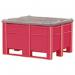 Dolav pallet box with lid - choice of six colours 382986