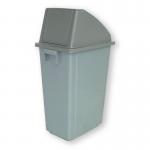 Slim recycling waste bin with choice of lids 383015