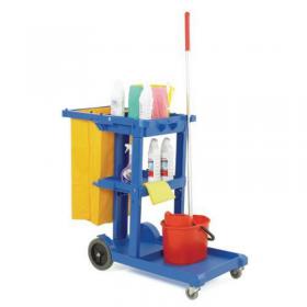 Multi-purpose cleaning trolley with bag 383020