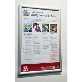 Guidance poster - Health and Safety Law poster in frame 383077