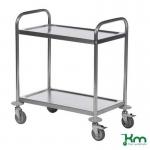 Konga stainless steel shelf trolleys - 2 Tier 383258