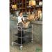 Konga stainless steel shelf trolleys - 3 Tier 383259