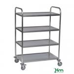 4 Tier Stainless Service Trolley 