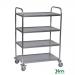 4 Tier Stainless Service Trolley 