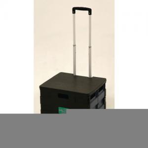 Folding box trolleys - 35kg capacity with lid 383360