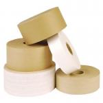 Gummed paper tape, width 70mm, reinforced, brown 383367