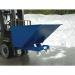 This photo shows a set of castor wheels for Slingsby Warehouse Trolleys Universal tipping skip. The castors are compact and sturdy, with a black and silver design. They are attached to a metal frame with bolts and screws, providing smooth and effortless movement for the trolley.