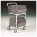 Mobile small parts bin storage trolleys - 2 bins 383414