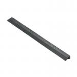 Female bevelled edges for rubber interlocking floor tiles, black 383415