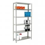 Bolted open access steel shelving - up to 100kg - 900mm wide - in a choice of 2 heights and 3 depths 383606