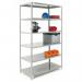 Bolted open access steel shelving - up to 100kg - 1200mm wide - in a choice of 2 heights and 3 depths 383612