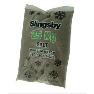 Brown de-icing rock salt 25kg bag 384071