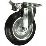 Waste Container Castor,200 mm Dia Swivel with 2 Directional Lock 384202