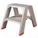 Heavy duty aluminium step stool 384335