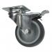 75 mm Swivel Castor Withbrake - Thermoplastic Rubber Tyre 384370