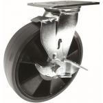 125 mm Swivel Braked Castor,polyurethane Tyred Wheel 384551