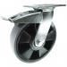 150 mm Swivel Braked Castor,polyurethane Tyred Wheel 384552