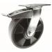 200 mm Swivel Braked Castor,polyurethane Tyred Wheel 384553
