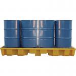 Four drum in-line sump pallet - Yellow 384611